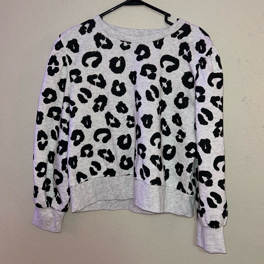 kids cheetah sweater